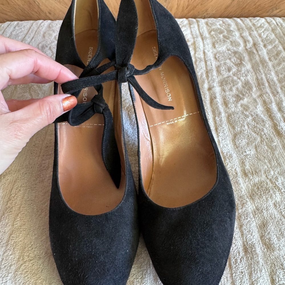 Sigerson Morrison Black Heels - Picture 10 of 11